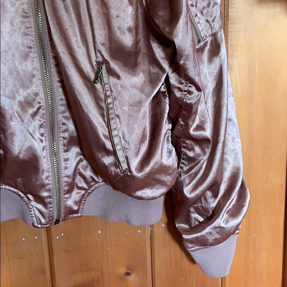 COTON CANDY | Satin Bomber Jacket - Picture 3 of 13